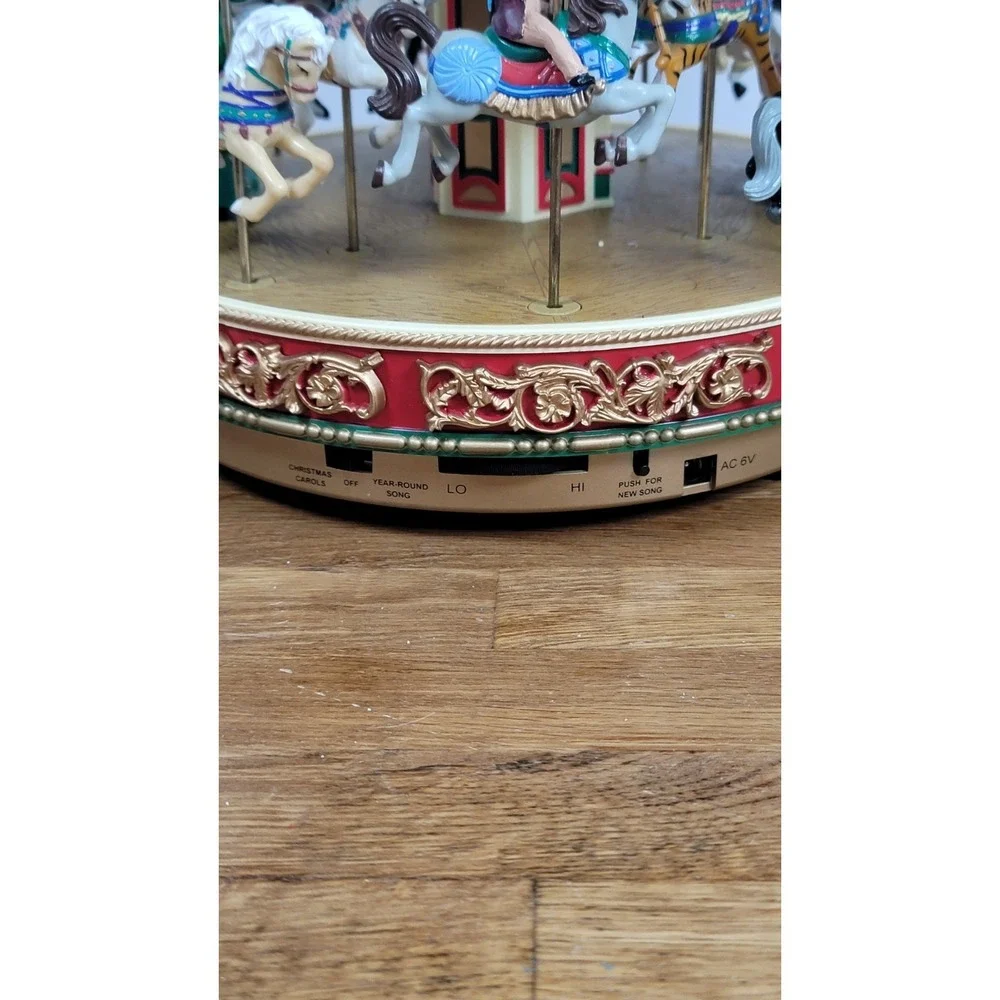 Mr Christmas Holiday Around The Carousel‎ 1997 Vintage Musical w/Original Box